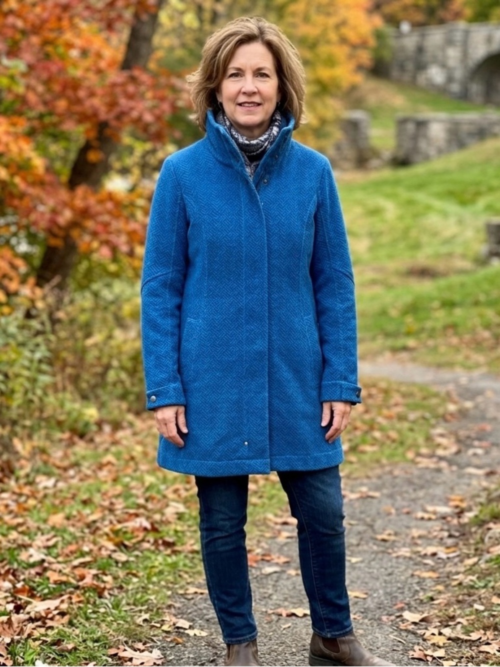 Title Nine Softshell Peacekeeper Long Jacket Coat Fleece Lined Winter Outdoor